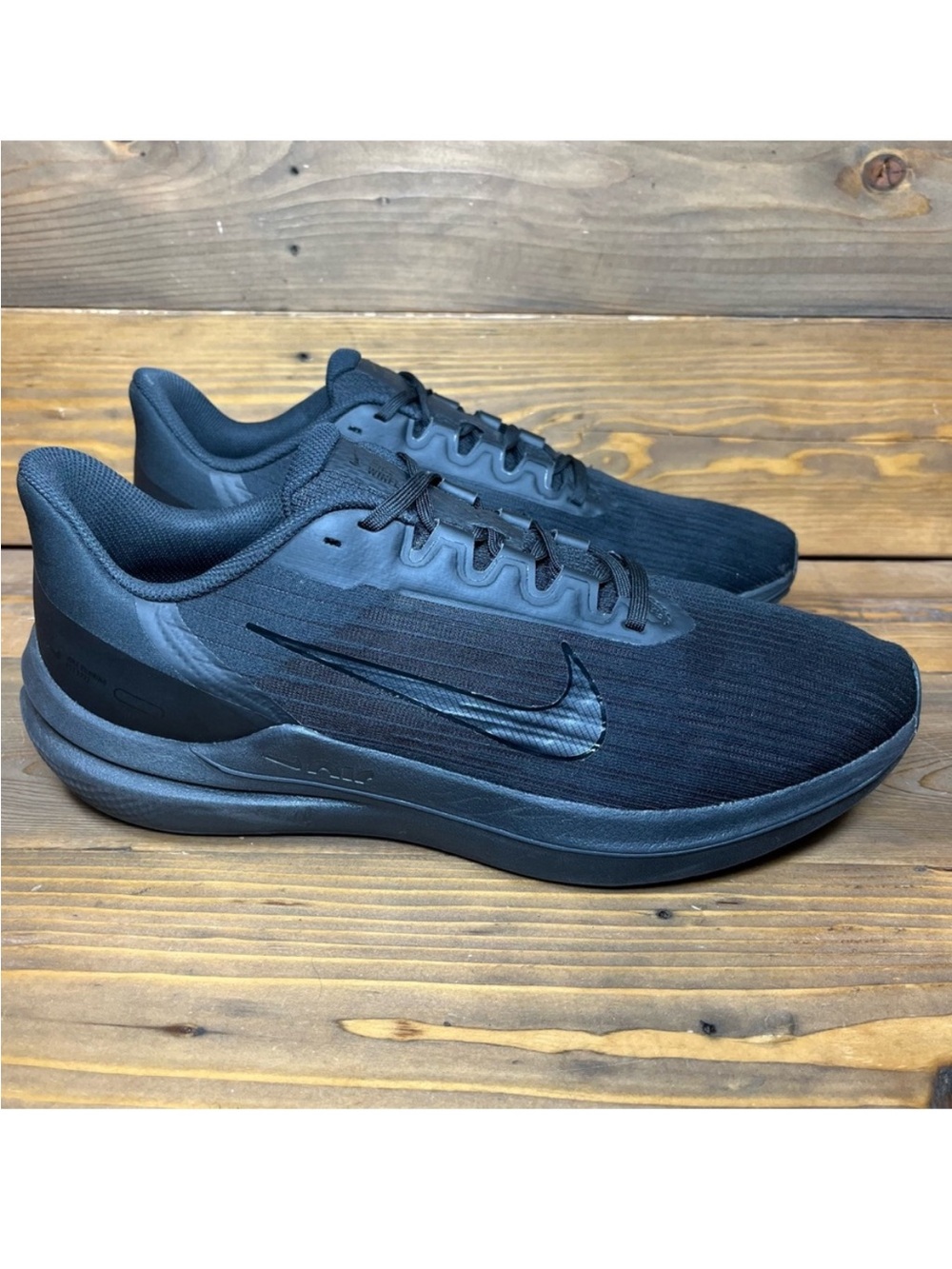 Nike Winflo 9 Men's Black Road Running Sneaker Shoes